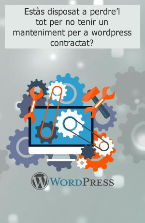 Manteniment web WordPress