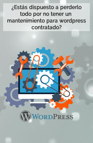 Mantenimiento web Wordpress