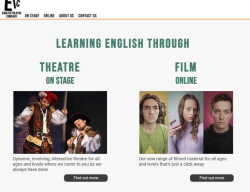Renovación web English Theatre Company